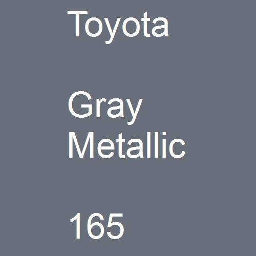 Toyota, Gray Metallic, 165.